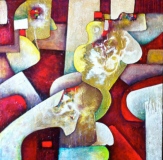 Man\'s Search For Meaning 112 x 112 cm $750
