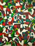 Heard it on the Grapevine 110cm x 84cm